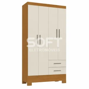 ROUPEIRO 4P. ABRIR 2G RODIAL IMPERATRIZ CINAMOMO/OFF WHITE 51GR4223