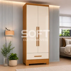 ROUPEIRO 2P. ABRIR 1G RODIAL SMART PLUS CINAMOMO/OFF WHITE 51GR2123S