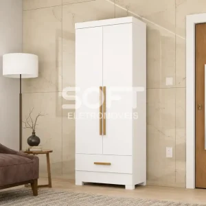 ROUPEIRO 2P. ABRIR 1G RODIAL SMART PLUS BRANCO/FOSCO 11GR2123S