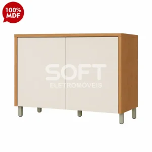 BALCAO NESHER 2P CONDESSA 120CM CARVALHO/GREIGE 500969