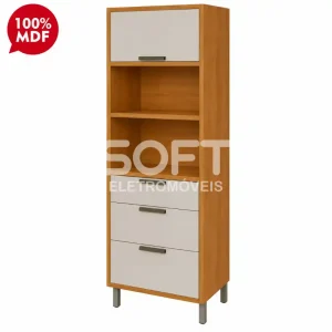 PANELEIRO NESHER TORRE QUENTE 1P 3G IMPERATRIZ FREIJO / OFF WHITE 500367