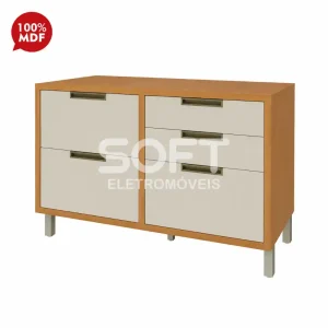 BALCAO NESHER 1P 4G IMPERATRIZ 120CM FREIJO/OFF WHITE 500365
