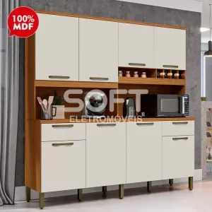 KIT 8P 2G RONIPA CABERNET PRIME AMENDOA/OFF WHITE