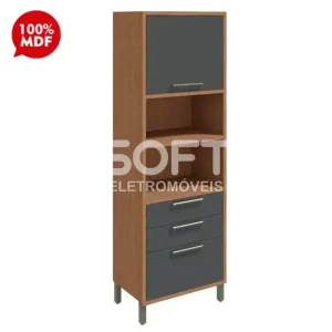 TORRE QUENTE 1P ABRIR 3G RONIPA P/ 2 FORNOS SYRAH 220CM CASTANHO / CHU