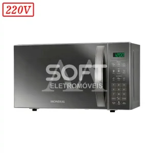 FORNO MICROONDAS MONDIAL MO0121E 21L 220V PRATA COBRE ESPELHADO