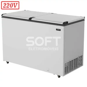 FREEZER CONSERVADOR ESMALTEC ECH500 HORIZONTAL 468L 220V BRANCO