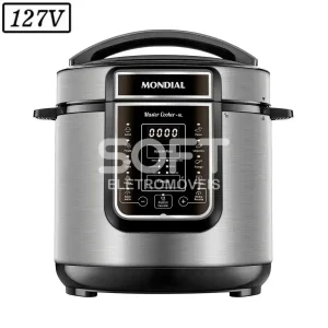 PANELA DE PRESSAO ELETRICA MONDIAL PE-60-6L-I DIGITAL MASTER COOKER 6L