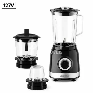 LIQUIDIFICADOR GAABOR CREAMY JM-16M02AS 127V PRETO/INOX